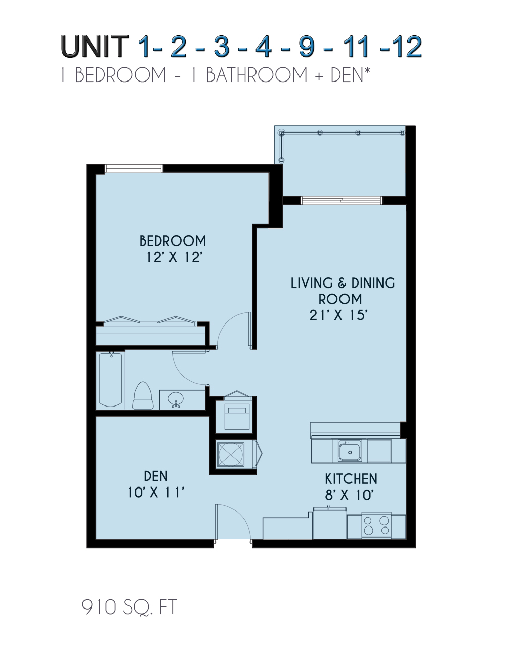 Unit 1 Floorplan