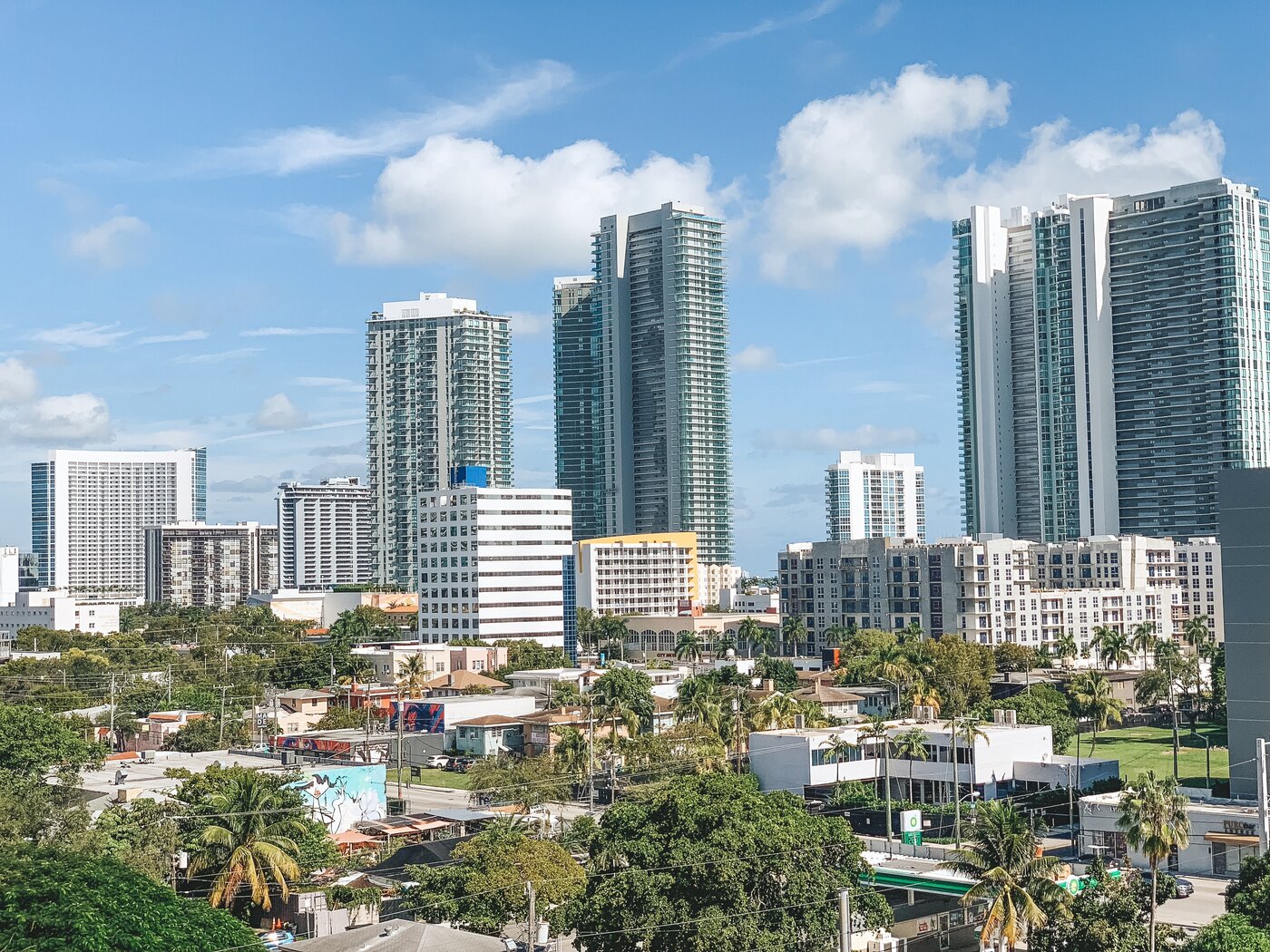 Panoramic Edgewater and Wynwood views